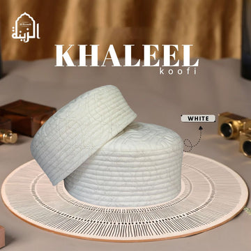 Khaleel Premium Koofi – Elegant & Comfortable Prayer Cap